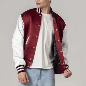 Chaqueta de satén para hombre profesional, servicio OEM, nueva llegada, estilo urbano, chaqueta de satén de la mejor calidad, ecológica y transpirable. - Product Image 2