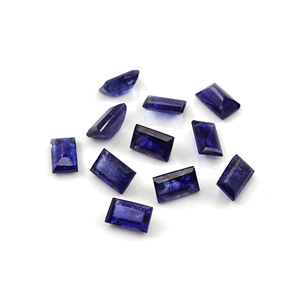 Saphirs bleus naturels de Bangkok, taille baguette calibrée 3x5mm, pierres précieuses naturelles facettées pour la création de bijoux - Product Image 6
