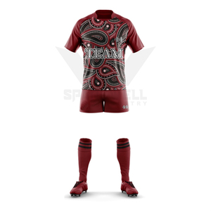 Camiseta de Fútbol Verde Personalizada con Nombre del Equipo en la Parte Delantera, Patrón Geométrico, Manga Corta, Impresión Sublimada, Secado Rápido, Poliéster, Unisex, Adulto - Product Image 2