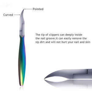 คีมตัดหนังกำพร้าแบบแมนนวลเครื่องมือตัดแต่งเล็บโลหะเครื่องมือความงามกรรไกรตัดเล็บ - Product Image 4