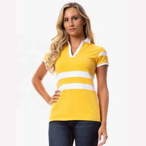 Polo pour femme 100% coton, vente directe d'usine, logo personnalisé imprimé et brodé, polo pour femme - Product Image 6