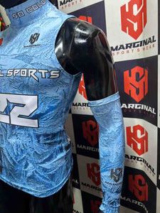 Camiseta de Fútbol 7v7 Personalizada, Transpirable, con Mangas, Nombre, Número y Equipo, 100% Poliéster, Tallas Grandes, Unisex, Acolchada y Suave - Product Image 5