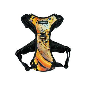 Harnais Leasholic Vintage Golden Brown Smart Max sans traction Harnais pour animaux de compagnie de qualité supérieure - Product Image 3