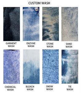 Shorts en jean tissé coupe droite pour homme, style streetwear d'été, coupe ajustée, effet vintage délavé, jorts décontractés, imperméables, écologiques, avec poches - Product Image 3