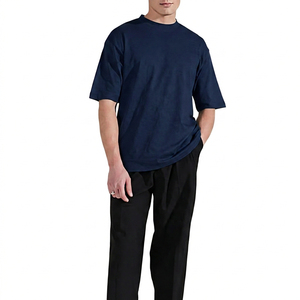 T-shirt ample et respirant 100 % coton, 250 g, coupe large BF, pour homme, vente en gros - Product Image 4