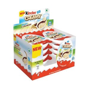 Kinderr Creamy Milky & Crunchy With CrispyRice 19g Chocolate <b>Snack</b> <b>Bar</b> Buy Online Wholesale Retail Pack Fresh Imported New Deals - Product Image 1