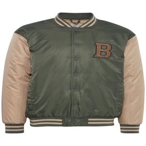 Veste de baseball unisexe respirante personnalisée avec logo, en tissu mémoire 100 % polyester et broderie chenille, idéale pour l'automne - Product Image 1