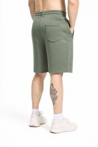 New Breathable Style Short Custom Logo Acid Washed <b>Distressed</b> Plus Size Casual Blank <b>Top</b> Premium Quality Sweat Shorts for Men - Product Image 3