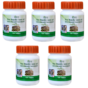Divya <b>shilajeet</b> rasayan vati 40gm IHO ayurvedic healthcare supplement strength and semen enhancer vata shamak herbal wellness - Product Image 3