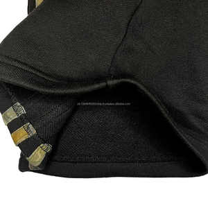 กางเกงสเวตเตอร์เอวสูงสำหรับผู้ชาย, กางเกงสเวตเตอร์ผ้าฝ้ายทรงหลวมมีแถบด้านข้างพิมพ์ลายไม่ยับย่นย้อมธรรมดา - Product Image 5