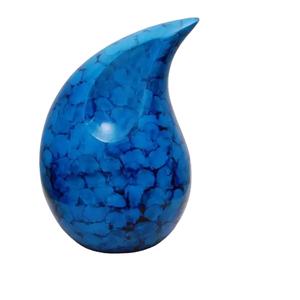 Urna Funeraria Conmemorativa de Plata en Forma de Lágrima, Estilo Americano, Hecha a Mano y Resistente, para Adultos y Recuerdos, Marca RABEH - Product Image 1