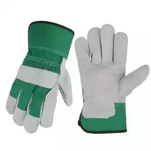 Heavy-Duty Cowhide Split Leather Driving Gloves Top Safety Industrial Driver Gloves with Goat Grain Hand Arm Protection Features - Product Image 1