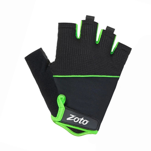 Gants de sport ZOTO à demi-doigts avec paume rembourrée en cuir pour la musculation, les tractions, l'entraînement, équipement de fitness pour hommes et femmes - Product Image 3