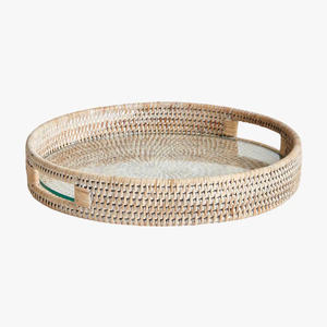 Plateau de service avec base en verre, fait main, pour table basse, plateau de service pour aliments et thé, fournisseur OEM ODM, vente en gros, plateau de présentation élégant - Product Image 1