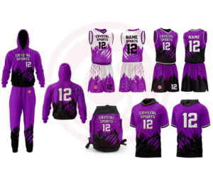 ชุดบาสเก็ตบอลผ้าทวิลแห้งเร็ว Crystal Sports สำหรับผู้ใหญ่ เหมาะสำหรับทีม - Product Image 6