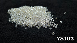 ลูกปัดแก้วสีเงินทรงกลมขนาด 8'0 นิ้ว รุ่น 78102 สำหรับทำเครื่องประดับ - Product Image 3