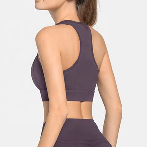 Top Deportivo Personalizado de Cuatro Vías Elásticas para Mujer, Tallas S, M, L, Espalda Cruzada, Liso, para Gimnasio, Fitness, Entrenamiento, Sujetador Deportivo - Product Image 2