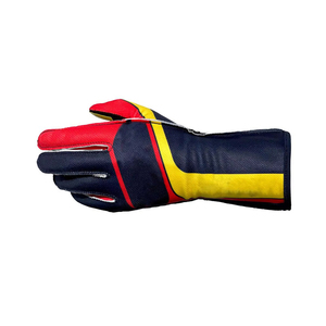 Best Manufacturing Design Leather Kart Racing Gloves Breathable Fabric with Touch Screen Function Good Quality Wholesale Prices - Product Image 3