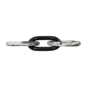 Cadena de eslabones de resina para decoración de pared, cadena transparente de acrílico para pared, hebilla de joyería, cadena cubana de plástico para decoración de pared - Product Image 1