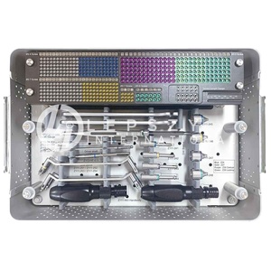 Juego de Instrumentos de Implantes Veterinarios para Trauma, Placas de Compresión de Bloqueo Reutilizables Manuales Quirúrgicas Caronia, Acero Inoxidable - Product Image 5