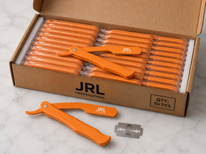 มีดโกนหนวดตรง JRL ทำจากสแตนเลสสีทอง คุณภาพสูง พร้อมบริการสกรีนโลโก้และบรรจุภัณฑ์สีตามสั่ง - Product Image 4