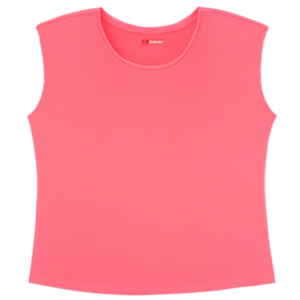 Camisetas sin mangas de algodón para mujer de Apparels Factory, con etiquetas de marca, cuello casual, lotes de stock de Bangladesh, tops de verano. - Product Image 3