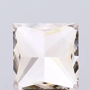 Diamant de 4,00 carats, couleur brun intense, taille princesse carrée, clarté VS1, pierre non montée, certifié IGI, diamant CVD personnalisé pour bijoux - Product Image 3