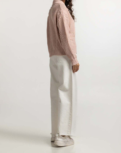 Suéter de punto trenzado navideño para mujer, bordado con árbol, estilo casual, venta al por mayor OEM - Product Image 3