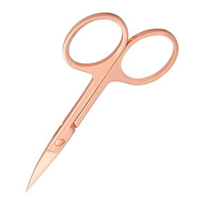 Rose Gold Stainless Steel <b>Cuticle</b> <b>Scissors</b> Straight Blade Sharp Point Manicure Tool for Adults Teens Kids OEM - Product Image 6