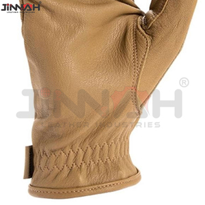 Guantes Tácticos de Caza, Aislantes, de Cuero, Impermeables, Antideslizantes, Transpirables, con Cierre de Gancho y Bucle, para Clima Cálido, Actividades al Aire Libre - Product Image 5