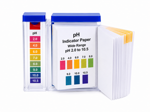 กระดาษวัดค่า pH แบบกว้างช่วงสำหรับใช้ในห้องปฏิบัติการ ช่วงค่า pH 2.0-10.5 กระดาษทดสอบค่า pH แบบพิเศษ - Product Image 4