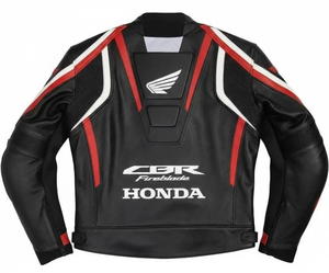 เสื้อแจ็คเก็ตมอเตอร์ไซค์หนังวัวแท้สำหรับผู้ชาย รุ่น Zonda พร้อมอุปกรณ์ป้องกันระดับ CE ระดับ 2 และ Hump - Product Image 2