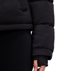 Chaqueta Corta Acolchada de Invierno para Mujer, con Logotipo Personalizado, Impermeable y con Capucha - Product Image 6