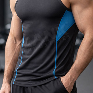 Camiseta sin mangas estilo tank top para hombre, ropa de gimnasio, chaleco de gimnasio para hombre, mejor material, último diseño, hecho en Pakistán. - Product Image 5