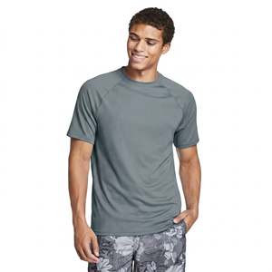 Chemise de sport à manches courtes pour homme, bleu marine, à séchage rapide, 100% polyester, pour les activités nautiques - Product Image 4