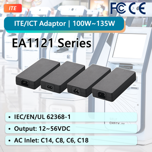 EDAC POWER EA1121XB 100W 5.26A <b>AC</b>/<b>DC</b> Power <b>Adapter</b> 19~24V Black Laptop Desktop High Power Efficiency Level VI for ITE Use - Product Image 1