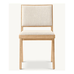 Silla de Comedor Moderna de Madera de Teca Sólida, Hecha a Mano, Silla de Comedor de Madera Natural para Restaurante, Proveedor de Muebles para Hoteles - Product Image 2