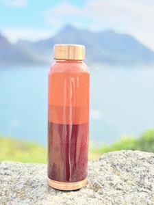 Botella de Agua Ecológica de Cobre Puro con Superficie Decorativa Impresa, Botella para Beber Sostenible y Saludable para Hombres y Mujeres - Product Image 3