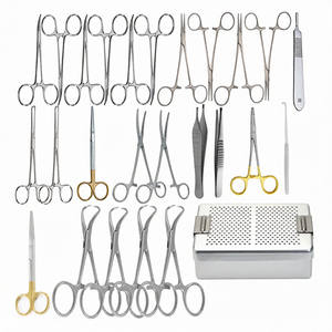 Kit de Esterilización Canina de 26 Piezas, Básico, para Ovarios, Cirugía Médica, Plástica, DS-2552 - Product Image 1