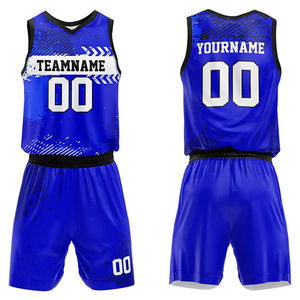 OEM Sublimation Basketball Uniform Breathable <b>Athletic</b> Jersey and Shorts Custom Team Sportswear - Product Image 1