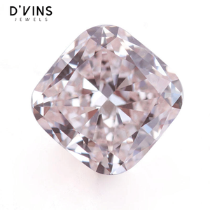 Anillo con Diamante Rosa de 1 Quilate Cultivado en Laboratorio, Corte Cojín, VVS, CVD, Certificado de Fábrica Surat, de D'vins Jewels - Product Image 5