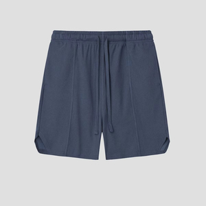 Shorts Bermuda en Coton pour Homme avec Cordon de Serrage, Couleur Unie, Logo Avant, Tenue Décontractée, Taille Mi-Haute, Tissu Respirant - Product Image 3