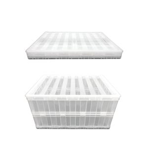 Caja de almacenamiento ecológica plegable apilable PP 40L para organizador de repuestos - Product Image 1