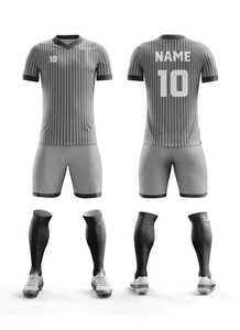 Conjunto de Uniforme de Fútbol Personalizado, Camiseta de Manga Corta y Pantalones Cortos, Equipación de Equipo Impresa para Adultos - Product Image 3