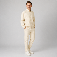 Ensemble veste et pantalon décontracté pour homme, livraison rapide, stock en gros, expédition rapide, tenue légère pour usage extérieur décontracté, veste pour homme