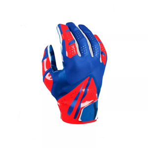 Lightweight Breathable 100% Leather Custom American Football Gloves with Team Logo and Best Price - Product Image 5