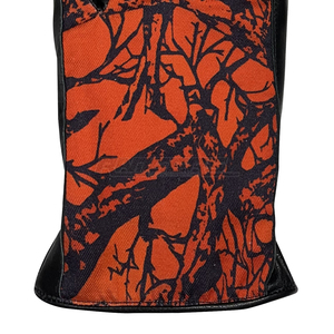 Custom Leather <b>Gloves</b> Orange Tree Camo New Arrival Fashionable Sports Warm Winter Outdoor <b>Gloves</b> for Men Women - Product Image 4