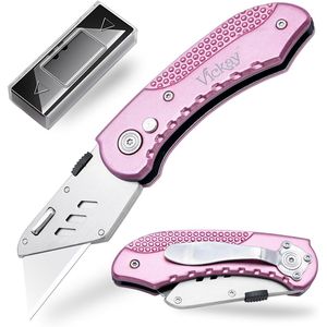 Cuchillo Multiusos de Alta Resistencia con 5 Cuchillas SK5 de Cambio Rápido, Caja de Aluminio Ligera, Diseño de Bloqueo de Eje de Seguridad - Product Image 1