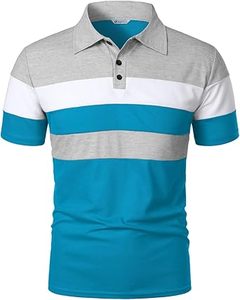 Chemises et T-shirts pour hommes en coton 100% tricoté, avec logo brodé personnalisé, en vente en ligne - Product Image 2