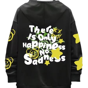 Sudadera con capucha estampada personalizada para hombre transpirable cómodo algodón polar/poliéster tendencia diseño bordado para invierno - Product Image 1